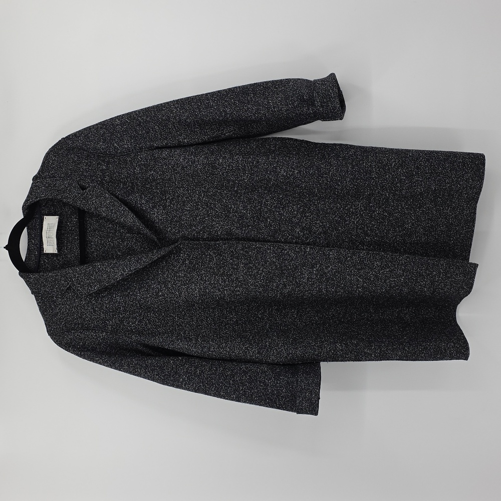 Harris Wharf London Wool Raw Hem Grey Women's Coat Size L